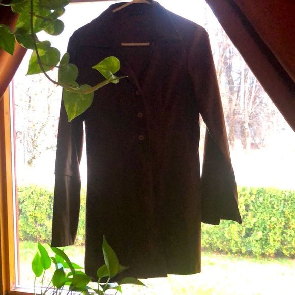 VTG Brown Longline Suede - Picture 4 of 4